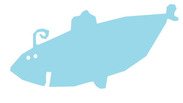 Free Fish Fish Aqua Line Clipart Clipart Transparent Background