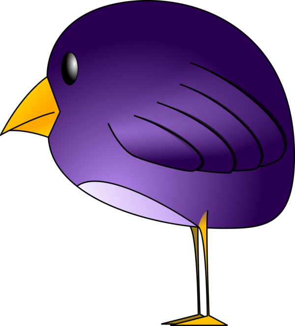 Free Bird Beak Bird Violet Clipart Clipart Transparent Background