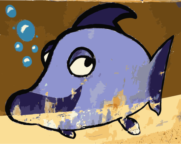 Free Dog Cartoon Fish Snout Clipart Clipart Transparent Background