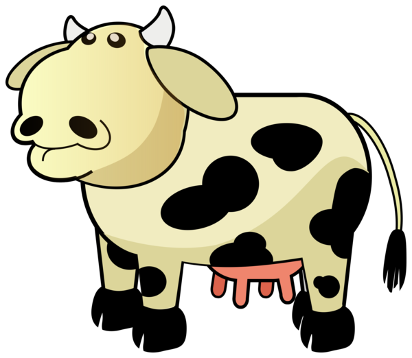 Free Cow Cartoon Dog Dairy Cow Clipart Clipart Transparent Background