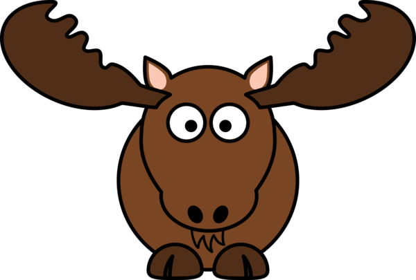 Free Deer Wildlife Snout Moose Clipart Clipart Transparent Background