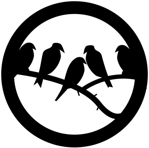 Free Bird Black And White Beak Bird Clipart Clipart Transparent Background