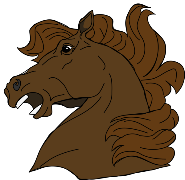 Free Horse Horse Head Cartoon Clipart Clipart Transparent Background