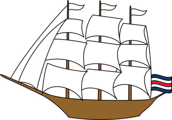 Free Sailing Sailing Ship Caravel Watercraft Clipart Clipart Transparent Background