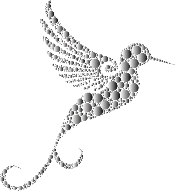 Free Bird Black And White Jewellery Line Clipart Clipart Transparent Background
