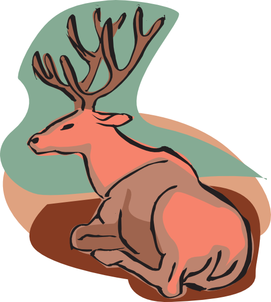 Free Deer Deer Antler Reindeer Clipart Clipart Transparent Background