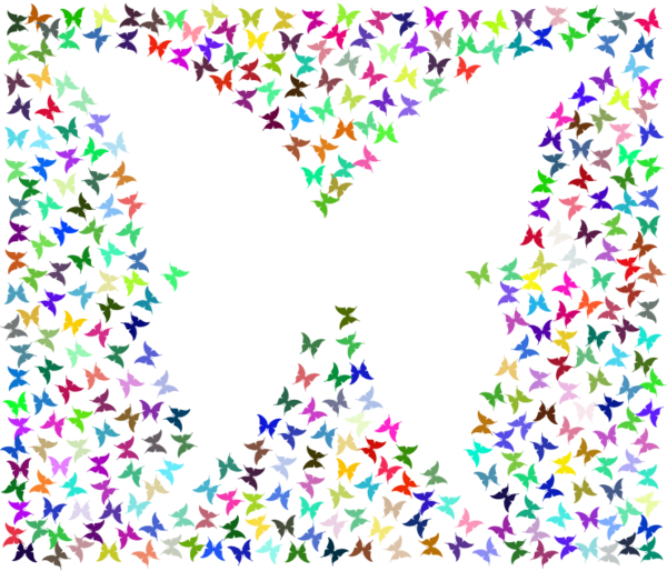 Free Butterfly Text Leaf Line Clipart Clipart Transparent Background