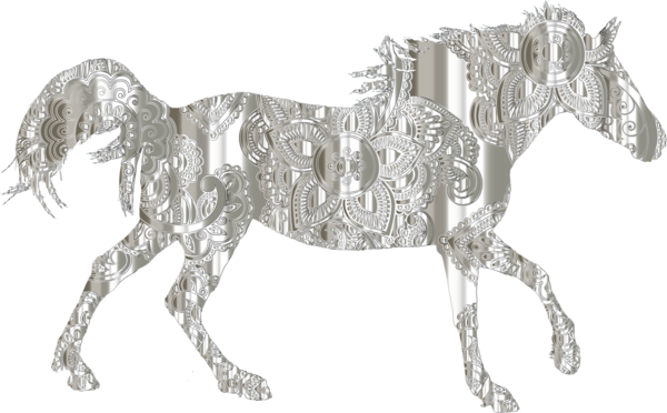 Free Horse Black And White Joint Horse Clipart Clipart Transparent Background