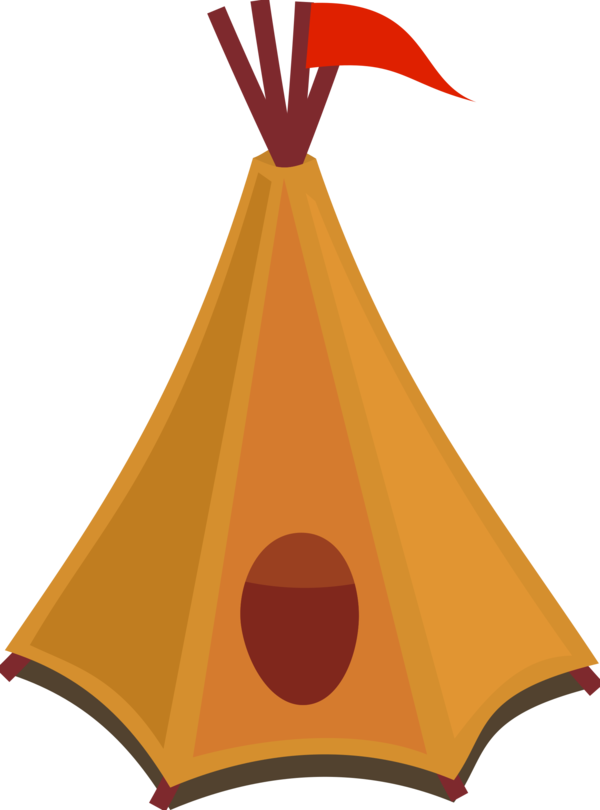 Free Camping Triangle Line Cone Clipart Clipart Transparent Background