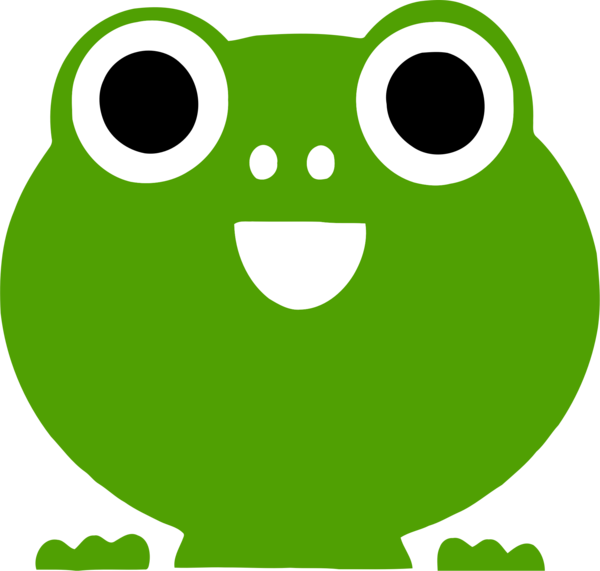 Free Frog Frog Leaf Smile Clipart Clipart Transparent Background