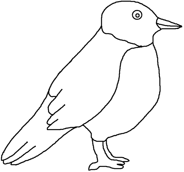 Free Bird Beak Bird Line Art Clipart Clipart Transparent Background