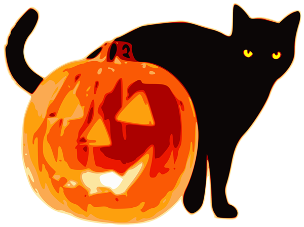 Free Cat Cat Pumpkin Calabaza Clipart Clipart Transparent Background