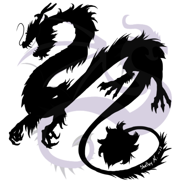 Free Dragon Dragon Black And White Silhouette Clipart Clipart Transparent Background
