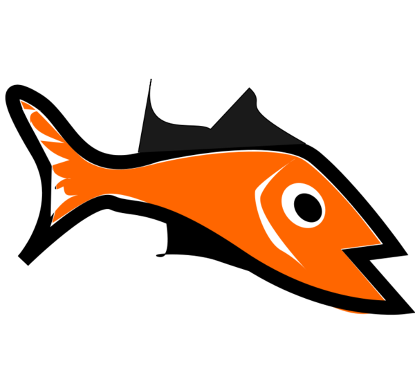 Free Fish Fish Line Beak Clipart Clipart Transparent Background