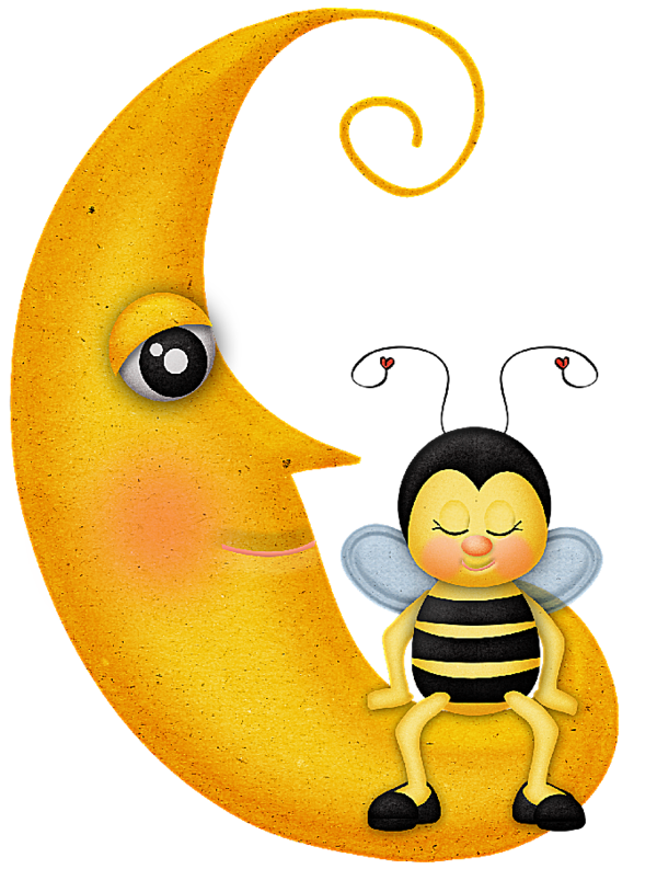 Free Bee Cartoon Beak Ladybird Clipart Clipart Transparent Background