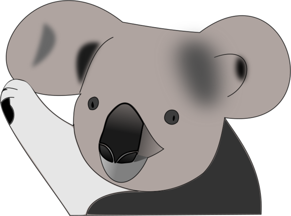 Free Bear Koala Bear Snout Clipart Clipart Transparent Background