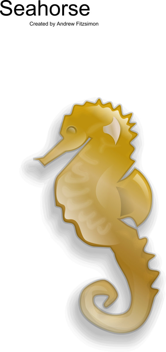 Free Fish Seahorse Fish Clipart Clipart Transparent Background