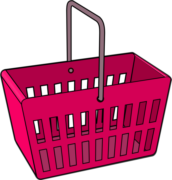 Free Shopping Basket Line Area Clipart Clipart Transparent Background