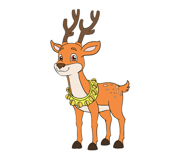 Free Deer Deer Reindeer Cartoon Clipart Clipart Transparent Background