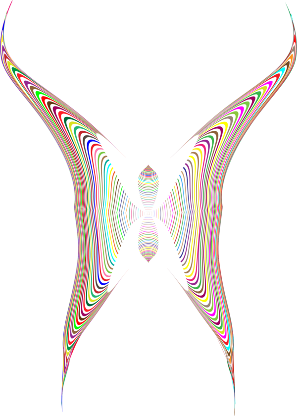 Free Butterfly Moths And Butterflies Wing Line Clipart Clipart Transparent Background