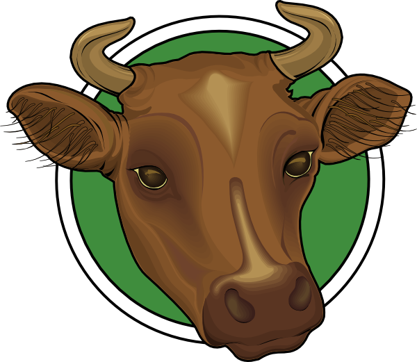 Free Cow Horn Dairy Cow Head Clipart Clipart Transparent Background