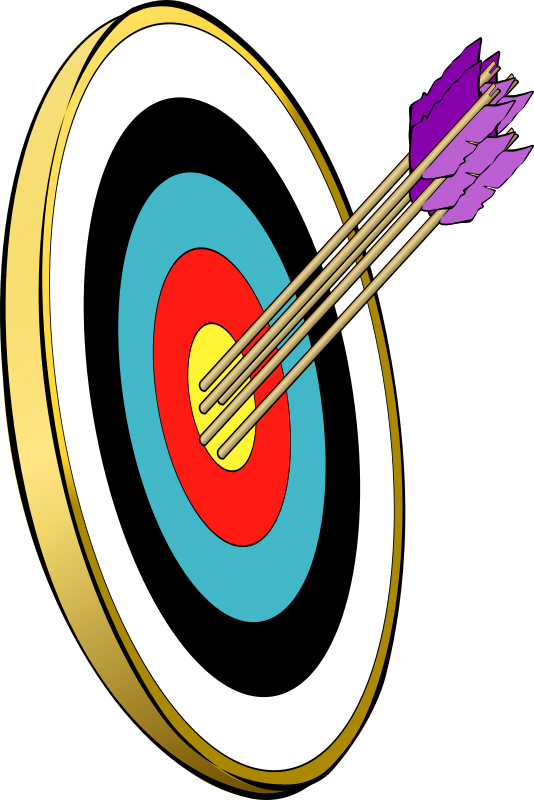 Free Hunting Target Archery Archery Line Clipart Clipart Transparent Background