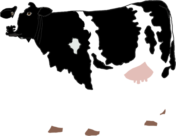 Free Cow Dairy Cow Ox Horn Clipart Clipart Transparent Background
