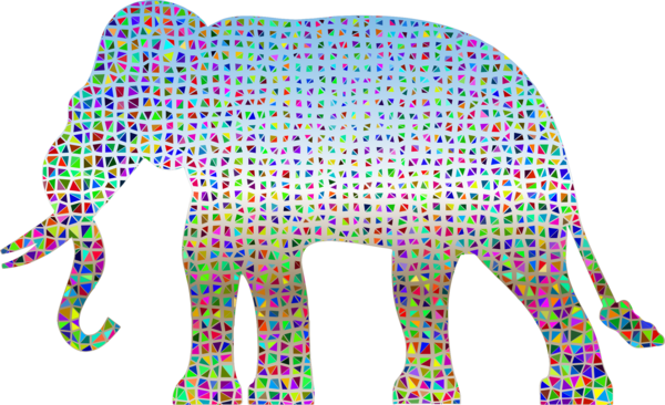 Free Elephant Text Line Area Clipart Clipart Transparent Background