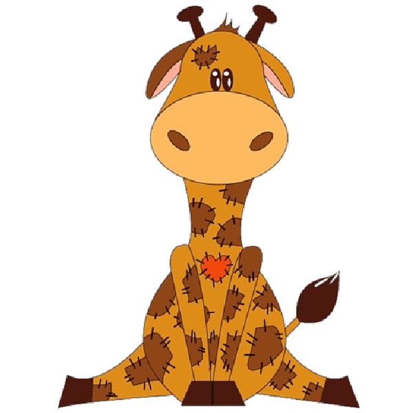 Free Baby Animal Giraffe Giraffidae Cartoon Clipart Clipart Transparent Background