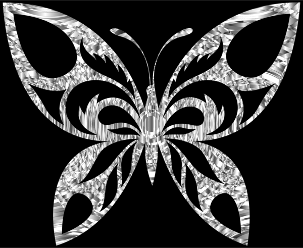 Free Butterfly Moths And Butterflies Butterfly Black And White Clipart Clipart Transparent Background