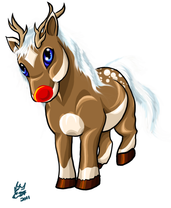 Free Deer Horse Pony Mane Clipart Clipart Transparent Background