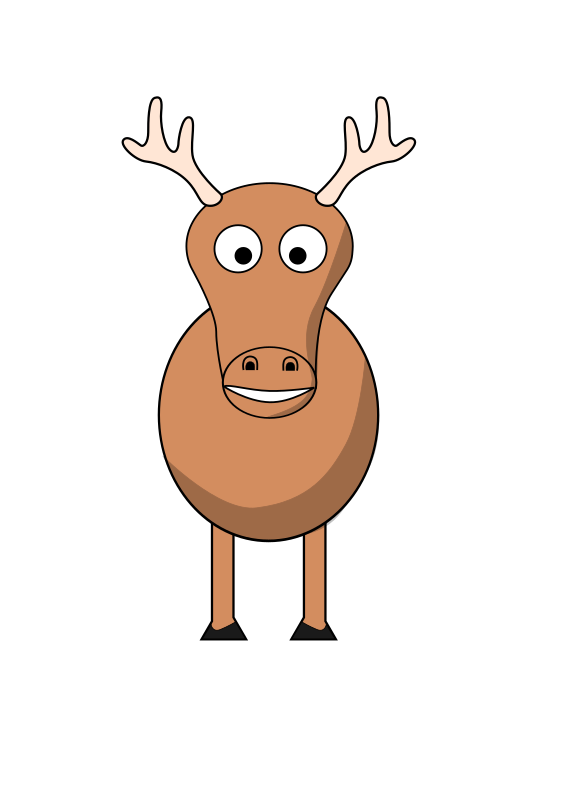 Free Deer Deer Reindeer Nose Clipart Clipart Transparent Background
