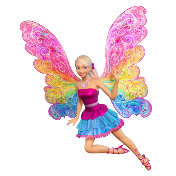 Free Butterfly Doll Barbie Toy Clipart Clipart Transparent Background