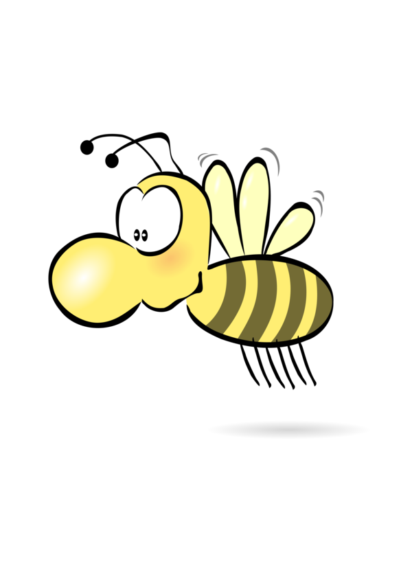 Free Bee Insect Honey Bee Pollinator Clipart Clipart Transparent Background