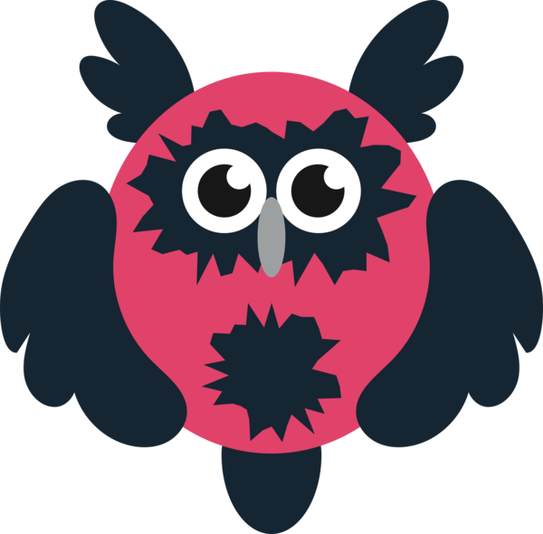 Free Bird Owl Bird Flower Clipart Clipart Transparent Background