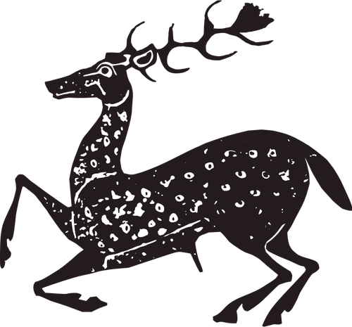 Free Deer Deer Black And White Reindeer Clipart Clipart Transparent Background
