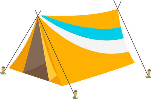 Free Camping Triangle Line Area Clipart Clipart Transparent Background