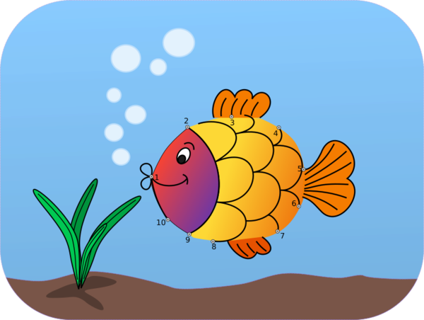 Free Fish Flower Cartoon Fish Clipart Clipart Transparent Background