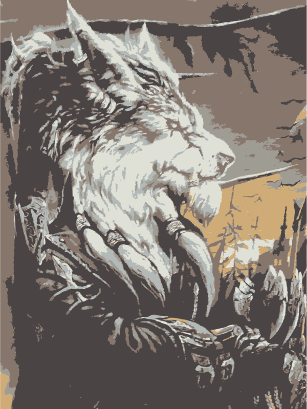 Free Dog Werewolf Wildlife Visual Arts Clipart Clipart Transparent Background