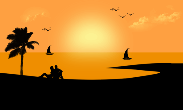 Free Bird Sky Silhouette Sunrise Clipart Clipart Transparent Background