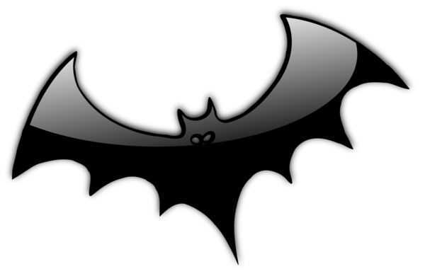 Free Bat Black And White Bat Wing Clipart Clipart Transparent Background