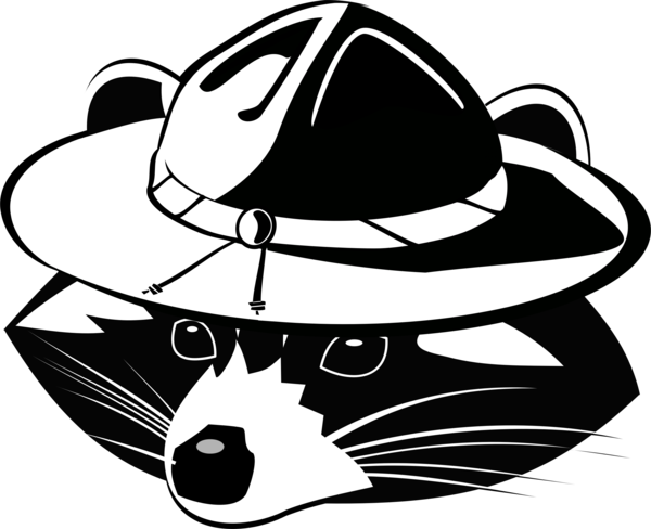 Free Cat Black And White Cartoon Head Clipart Clipart Transparent Background