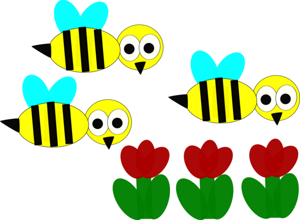 Free Bee Leaf Beak Smiley Clipart Clipart Transparent Background