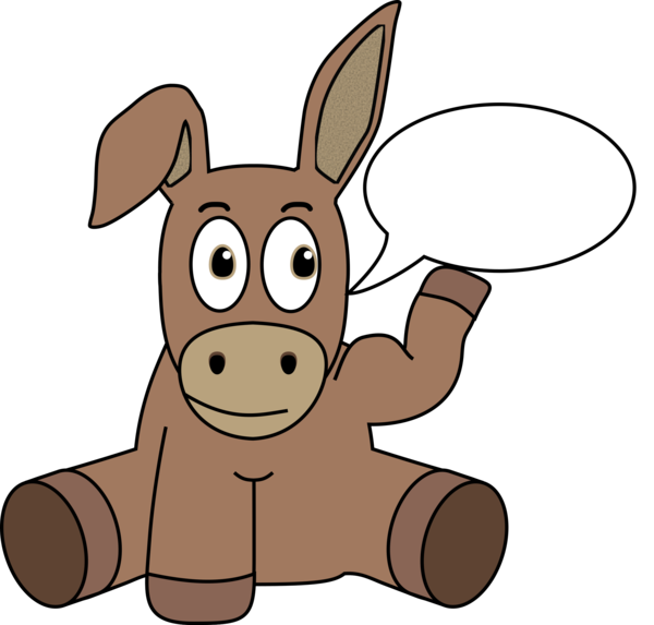 Free Donkey Nose Cartoon Donkey Clipart Clipart Transparent Background