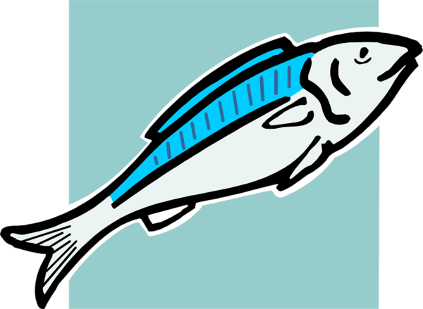 Free Fish Fish Line Wing Clipart Clipart Transparent Background