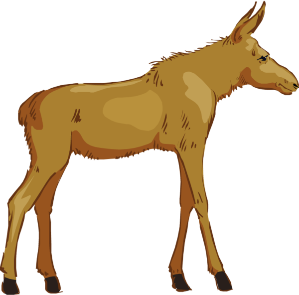 Free Deer Horse Donkey Mane Clipart Clipart Transparent Background