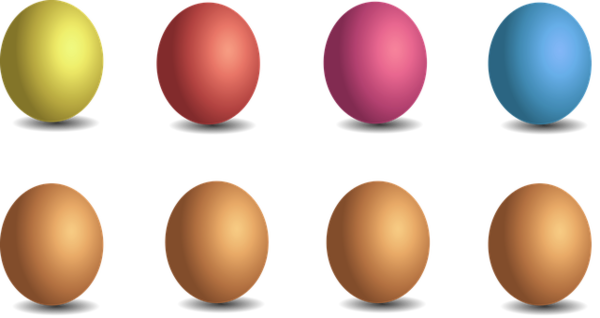 Free Chicken Egg Easter Egg Clipart Clipart Transparent Background