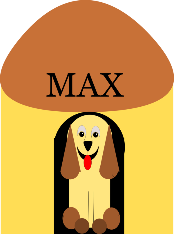 Free Dog Cartoon Text Dog Clipart Clipart Transparent Background
