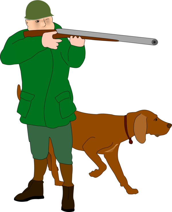 Free Hunting Dog Clipart Clipart Transparent Background
