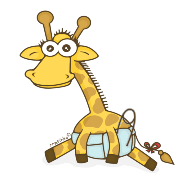 Free Baby Animal Giraffe Giraffidae Animal Figure Clipart Clipart Transparent Background